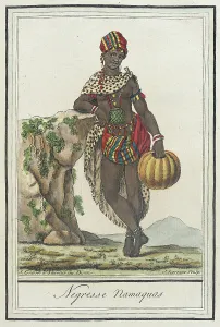 Gourd Prints: Costumes de Différents Pays, Negresse Namaquas