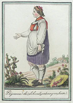 Gaiter Prints: Costumes de Différents Pays, Paysanne de Schwatzenbourgenghusse