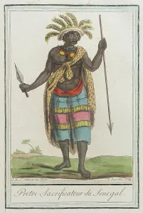 Senegalese Prints: Costumes de Différents Pays, Pretre Sacrificateur du Senegal