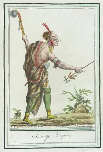 Face Paint Prints: Costumes de Différents Pays, Sauvage Iroquois