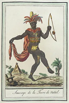 Costumes de Différents Pays, Sauvage de la Terre de Natal, c1797. Creators: Jacques Grasset de Saint-Sauveur, LF Labrousse