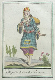Yemen Prints: Costumes de Différents Pays, Villageoise de l'Arabie Heureuse