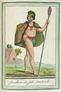 Hawaii Prints: Costumes de Différents Pays, Ynsulaire des Ysles Sandwich
