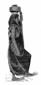 Maratha Prints: Costumes of Western India, Mahratta woman, 1876. Creator: Unknown