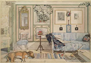 Cosy Corner. From A Home (26 watercolours), c19th century. Creator: Carl Larsson