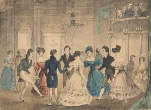 The United States Prints: The Cotillion Dance, 1828