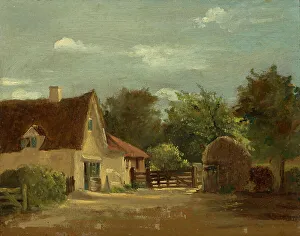 Lionel Bicknell Constable Prints: Cottage, c1850. Creator: Lionel Constable