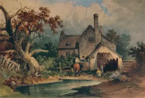 Cecil Reginald Gallery: A Cottage, c1852. Artist: Joseph William Allen
