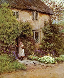 Cats Collection: The Cottage Door, 1899