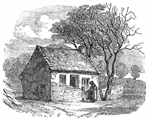 Humble Prints: Cottage at Dragley Beck, in which Sir John Barrow was born, 1850. Creator: Unknown
