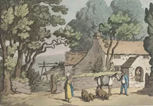 A Cottage in the Dutchy of Cornwall, from Sketches from Nature, 1822. 1822