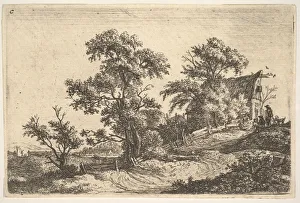 Waterloo Prints: A Cottage on a Hill. Creator: Anthonie Waterloo
