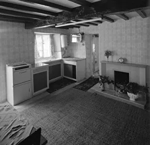 Beams Gallery: Cottage interior, Harlington, South Yorkshire, 1964. Artist: Michael Walters