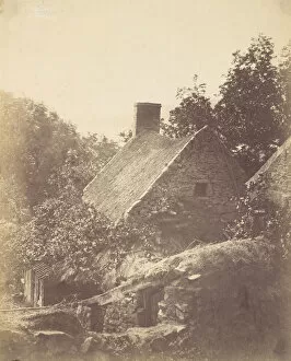 Channel Islands Collection: Cottage at Jersey, 1855. Creator: Joseph Cundall