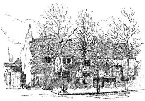 The Cottage of Miles Syndercombe, at Shepherd's Bush Green, about to be demolished: front view, 1890 Creator: Unknown