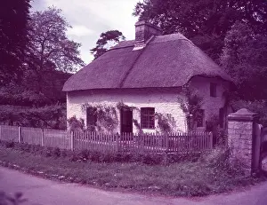 Cottages Prints: Cottage near Merthyr Mawr, Glamorgan, c1955. Creator: Arthur Charles Kirby Ware