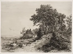 Cottage by the Sea. Creator: Hendrik Dirk Kruseman van Elten (American, 1829-1904)
