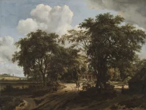 Meindert Hobbema Prints: A Cottage in the Woods, c. 1662. Creator: Meindert Hobbema (Dutch, 1638-1709)