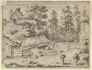 The Three Cottages, 17th century. Creator: Allart van Everdingen