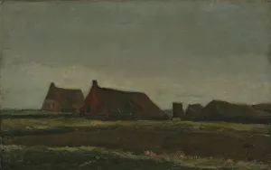 Van Gogh Museum Prints: Cottages, 1883. Creator: Gogh, Vincent, van (1853-1890)
