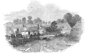 Landells Prints: Cottages at Blair Athol, 1844. Creator: Ebenezer Landells
