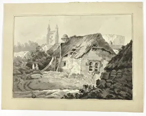 Cottages and Spires, n.d. Creator: Unknown