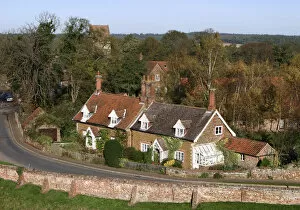 Dormer Window Gallery: Cottages in the village of Castle Rising, Kings Lynn, Norfolk, 2005