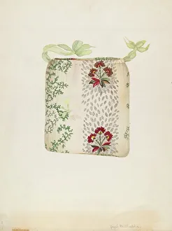 Cotton Bag, c. 1937. Creator: Hazel Sheckler
