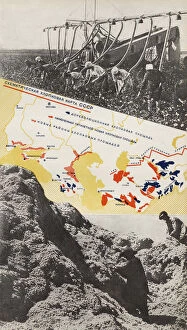 1933 Gallery: Cotton breeding. Illustration from USSR Builds Socialism, 1933. Creator: Lissitzky, El (1890-1941)