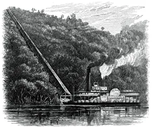 Raw Materials Prints: A cotton chute, United States, c1880