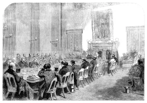 Shortage Prints: The Cotton Famine: meeting of the central relief committee