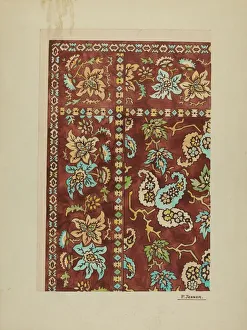 Cotton Kerchief, c. 1937. Creator: Percival Jenner