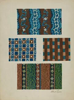 Dressmaking Gallery: Cotton Prints, c. 1937. Creator: Albert J. Levone