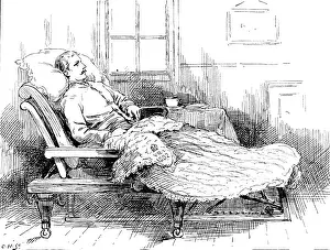 Carl Hentschel Ltd Prints: Couch presented by the Queen after her visit to Netley Hospital