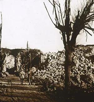 Hauts De France Prints: Coucy-le-Chateau, France, c1914-c1918