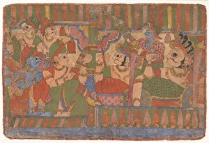 Council Gallery: Council of Heroes...from a Dispersed Mahabharata (Great Descendants of Mahabharata), ca