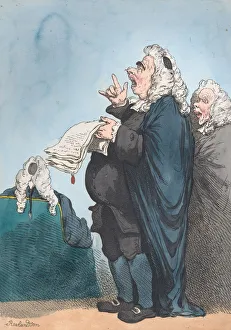 Legal Document Prints: A Counciller [sic], January 1, 1801. January 1, 1801. Creator: Thomas Rowlandson