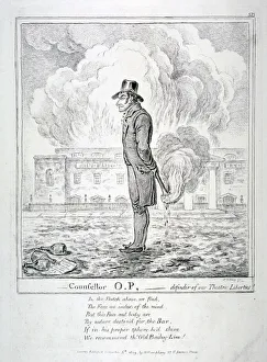Ablaze Prints: Counsellor OP - Defender of our Theatric Liberties, 1809. Artist: James Gillray