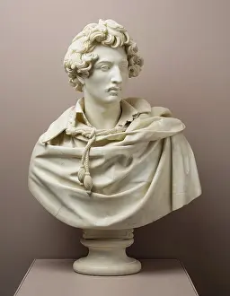 Bust Prints: Count Alcide de la Rivalliere, 1822. Creator: Jean-Baptiste Joseph De Bay, the elder