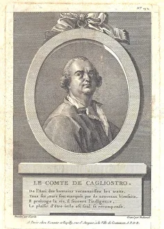 Count Alessandro di Cagliostro (1743-1795), 1781. Artist: Duhamel du Monceau, Henri-Louis (1700-1782)