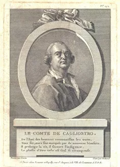 Giuseppe Balsamo Collection: Count Alessandro di Cagliostro (1743-1795), 1781. Artist: Duhamel du Monceau