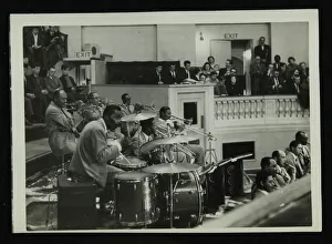 The Count Basie Orchestra in concert, c1950s. Artist: Denis Williams
