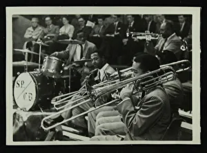 Count Basie Gallery: The Count Basie Orchestra in concert, c1950s. Artist: Denis Williams
