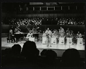 Piano Player Gallery: The Count Basie Orchestra performing at the Royal Festival Hall, London, 18 July 1980