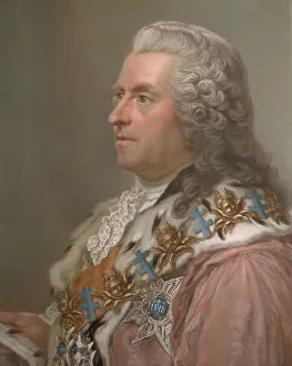 Count Carl Gustaf Tessin - pendant, 1761. Creator: Gustaf Lundberg