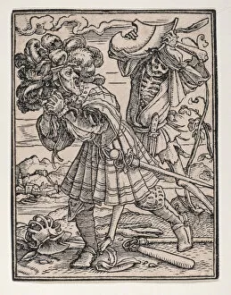 Holbein Hans The Younger Gallery: The Count, from The Dance of Death, ca. 1526, published 1538. Creator: Hans Lützelburger