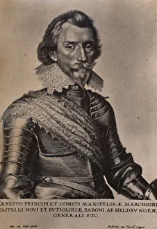 Ernst Von Prints: Count Ernst von Mansfeld, German general of the Thirty Years War