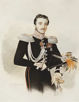 Gouache On Paper Gallery: Count Grigory Grigoryevich Kushelev (1802-1855) the Younger, 1833