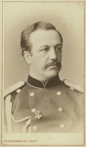 Count Illarion Ivanovich Vorontsov-Dashkov, head-and-shoulders portrait, facing right, 1870-1886 Creator: Unknown