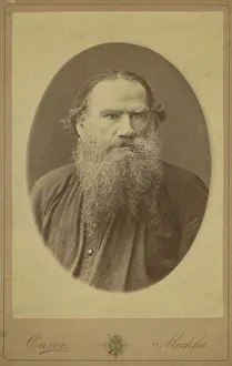 Tolstoy Leo Graf Prints: Count Leo Tolstoy, half-length portrait